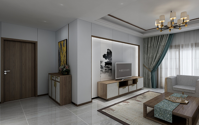 煙雨江南?客廳護墻系統